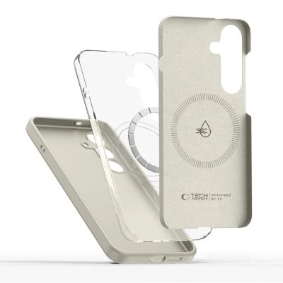 3. Tech-Protect Silikon-MagSafe-Hülle für Samsung Galaxy S26 – Beige