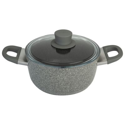 BALLARINI Murano-Topf mit Deckel, Granit, 24 cm, 75002-940-0