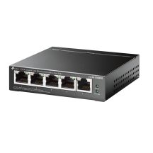 TP-Link TL-SG105MPE L2 Gigabit Ethernet (10/100/1000) Netzwerkadapter mit PoE-Unterstützung, Schwarz