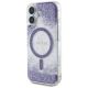 2. Guess HC Resin Bottom Glitter MagSafe iPhone 16 Hülle - Lila
