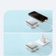 10. Joyroom JR-PBF27 10000 mAh 22,5 W Powerbank mit integrierten USB-C- und Lightning Kabeln - Weiß