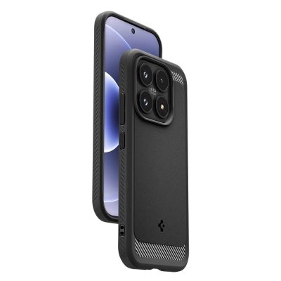 8. Spigen Rugged Armor Hülle für Xiaomi 17 - Schwarz