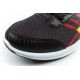 6. Leomil Kinder-Sportschuhe Pokémon-Sneaker, leicht, mit Klettverschluss und LED-Beleuchtung, schwarz