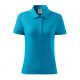 2. Malfini Cotton W MLI-21344 Türkisfarbenes Poloshirt