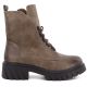 2. Damen-Stiefeletten mit Blockabsatz und Plateau, beige Jezzi MR2502-9