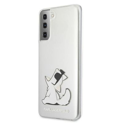 2. Karl Lagerfeld Choupette Fun Case für Samsung Galaxy S21+ - Transparent