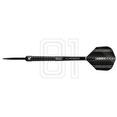 6. Harrows Supergrip Black Darts 90% Stahlspitze SupergripBlack90%