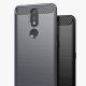 9. Carbon Case Flexibel Handyhülle TPU Schutzhülle für Nokia 2.4 schwarz