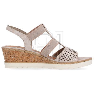 8. Bequeme Keilsandaletten Remonte W RKR667 Roségold