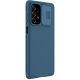 6. Nillkin CamShield Pro Case Gepanzerte Hülle Kameraschutz für Samsung Galaxy A73 Blau