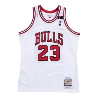 Authentisches Mitchell & Ness Michael Jordan Chicago Bulls Spielertrikot 1991-92 - AJY4LG19006-CBUWHIT91MJO