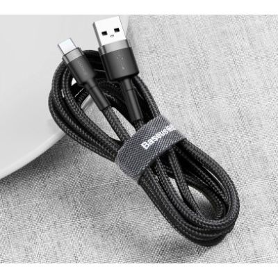 11. BASEUS CAFULE CATKLF-UG1 USB-C-KABEL 2A 3M SCHWARZ