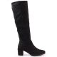 3. Damen-Stiefel mit Blockabsatz, gefüttert, schwarz – Sergio Leone