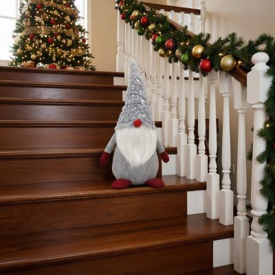 12. Dekorative graue 45 cm Zwergenfigur