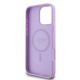 7. Guess Saffiano Peony Classic Logo MagSafe-Hülle für iPhone 16 Pro Max – Lila
