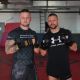 4. MMA Sparring Handschuhe M - Warrior Schwarz - LegacySeries