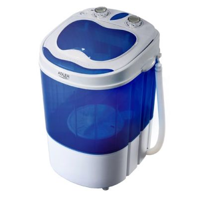 15. Adler AD 8051 Reisewaschmaschine (1000 U/min; 3 kg; 370 mm; blau)