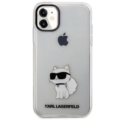 17. Karl Lagerfeld Ikonik Choupette Hülle für iPhone 11 / Xr - Transparent