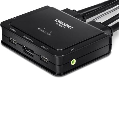 4. Trendnet TK-220DPI KVM-Switch Schwarz