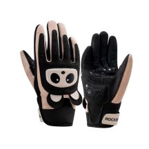 ROCKBROS Kinder-Sporthandschuhe schwarz-rosa S