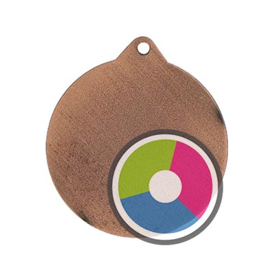 2. Medaille mit Luxor-Jet-Druck