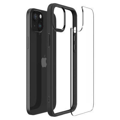 13. Spigen Ultra Hybrid-Hülle für iPhone 15 Plus – Mattschwarz