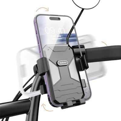 3. Fahrrad-/Motorrad-Telefonhalter Dudao F7C – schwarz