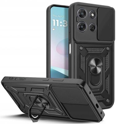 Tech-Protect CamShield Pro Schutzhülle für Motorola Moto G57 Power / G67 Power – Schwarz