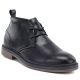 Big Star UU174276 Herren-Ankle-Boots aus Leder, ungefüttert, Schwarz