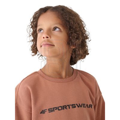 2. 4F M1224 Jr sweatshirt 4FJWAW24TSWSM1224-65S