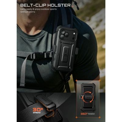 12. Supcase Unicorn Beetle Pro Hülle für iPhone 18 Pro / 17 Pro - Schwarz