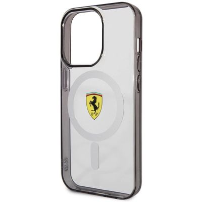 6. Ferrari FEHMP14LURKT iPhone 14 Pro 6,1" klar/transparent Hardcase Outline Magsafe