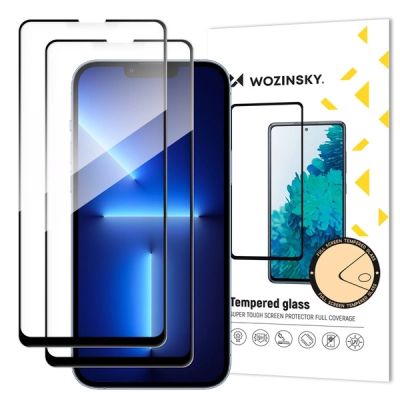 Wozinsky Full Glue Tempered Glass für Samsung Galaxy M16, 2er-Pack