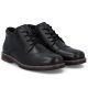 10. Bequeme Herren-Ankle-Boots aus Leder, gefüttert, schwarz, Rieker 10504-00