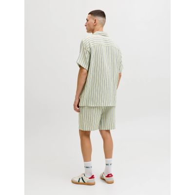 8. Jack&Jones Herren-Streifenshorts JPSTJAIDEN COBA STRIPE JOG SHORTS REG SN 12274413 TEA/STRIPES