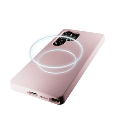 8. Puro Icon Silikonhülle für Samsung Galaxy S25 Ultra – rosa