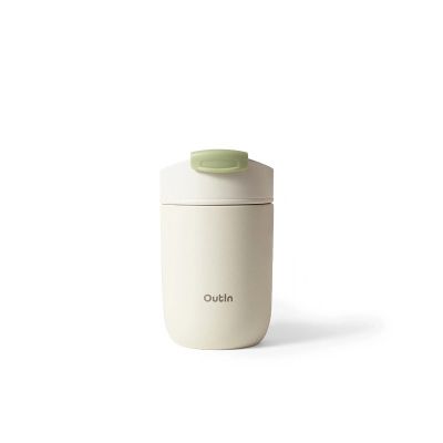 Outin OT-TUM-01-SW Reisebecher 350 ml Sandfarbener Edelstahl