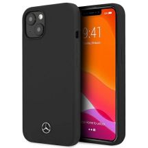 Mercedes Silicone Line Case für iPhone 13 mini - Schwarz