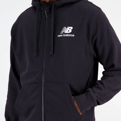 4. New Balance Essentials Stacked Logo Fren BK M MJ31536BK Sweatshirt