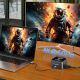 8. Hub USB-C 12 in 1 Wozinsky WHBC09Y8S multifunktional, mit kabelloser Ladefunktion, Aluminium, mit 15 cm Kabel - grau