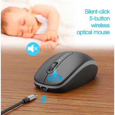 9. GEMBIRD Kabelloses Tastatur- und Maus-Set mit Dual-Modus, 2,4 GHz + Bluetooth, schlank, russisches Layout, Schwarz