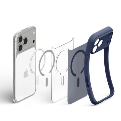 6. Spigen Ultra Hybrid MagSafe Hülle für iPhone 18 Pro Max / 17 Pro Max – Dunkelblau