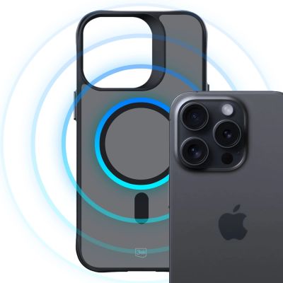 15. 3mk Smoke MagCase Hülle mit MagSafe für iPhone 14 Pro Max – durchscheinend