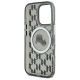 7. Karl Lagerfeld IML Monogram Karl & Choupette Head MagSafe Hülle für iPhone 16 Pro – Schwarz