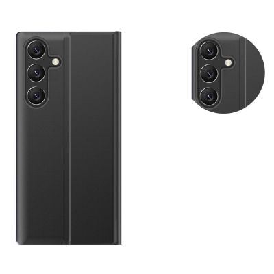 3. Neues Sleep Case Flip Cover mit Standfunktion für Samsung Galaxy A26 - Schwarz