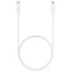 Samsung EP-DA705BWE USB-C - USB-C 3A Kabel 1m (OOB Bulk - Ersatzverpackung) - weiß