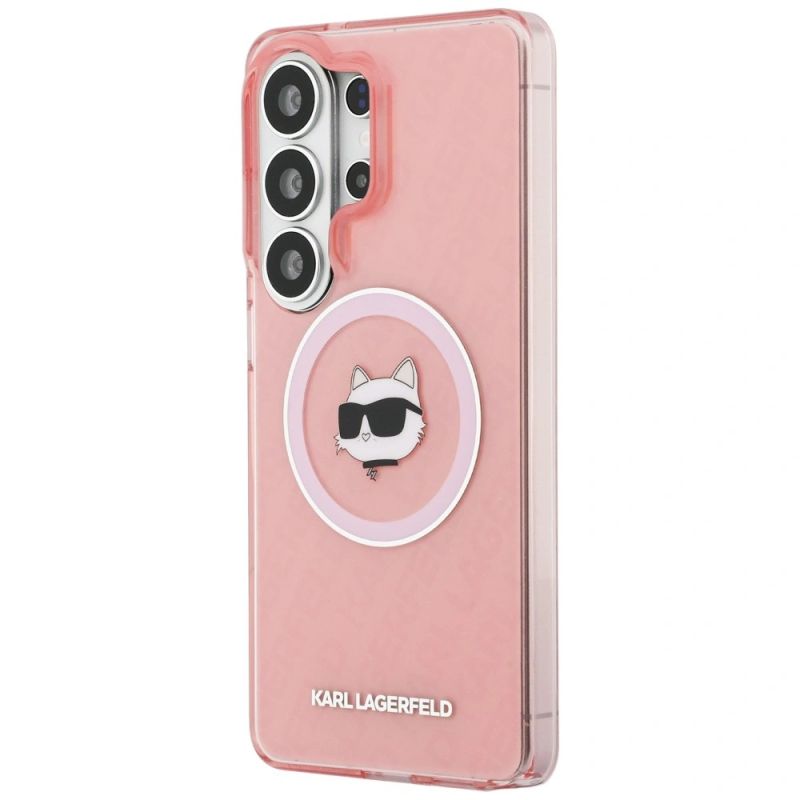 2. Karl Lagerfeld IML Repeated Choupette MagSafe Hülle für Samsung Galaxy S26 Ultra - Pink