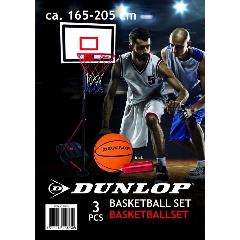26. DUNLOP VERSTELLBARES BASKETBALLSET 1,65-2,05 M 3-IN-1