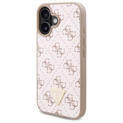 4. Guess New 4G Triangle Case für iPhone 16 – Weiß
