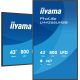 11. iiyama LH4366UHSB-B1AG Digital Signage Display, Flachbildschirm, 109,2 cm (43") LCD, WLAN, 800 cd/m², 4K Ultra HD, Schwarz, integrierter Prozessor, Android, 24/7-Betrieb